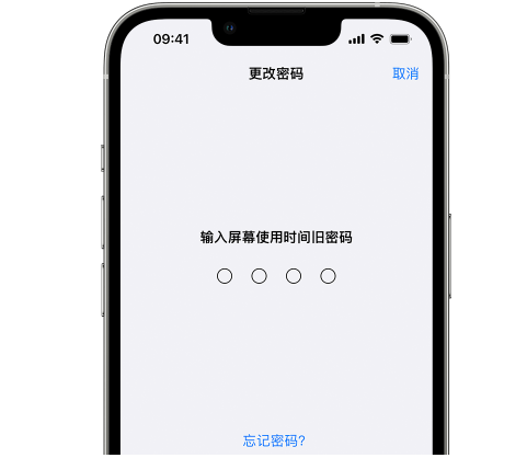 牡丹iPhone屏幕维修分享iPhone屏幕使用时间密码忘记了怎么办 