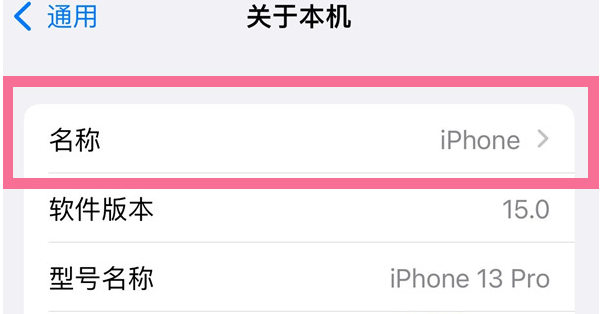牡丹苹果13维修分享iPhone 13热点名字设置教程 