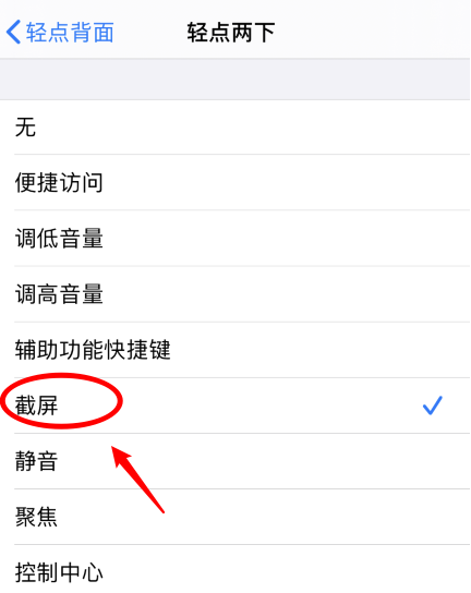 牡丹苹果手机维修分享iPhone12如何启用双击截屏 