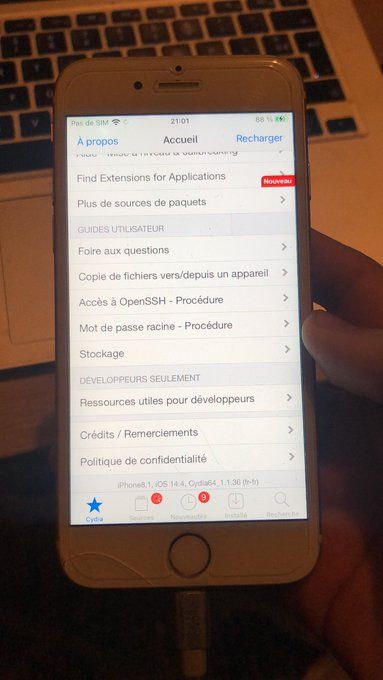 牡丹苹果手机维修分享iOS 14.4已被成功破解 